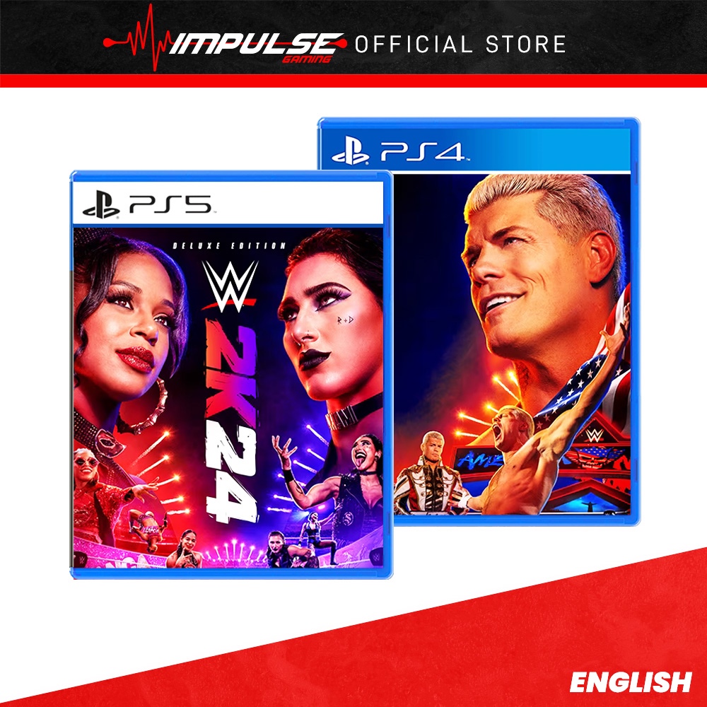 PS4/PS5 WWE 2K24 Standard / Deluxe Edition Eng Version (World Wrestling ...