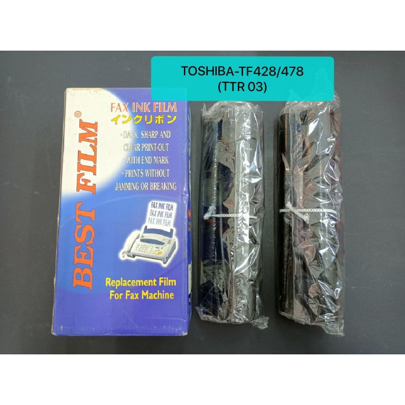 Best Film Toshiba TTR 03 Fax Ink Film - 1 box /2 roll | Shopee Malaysia