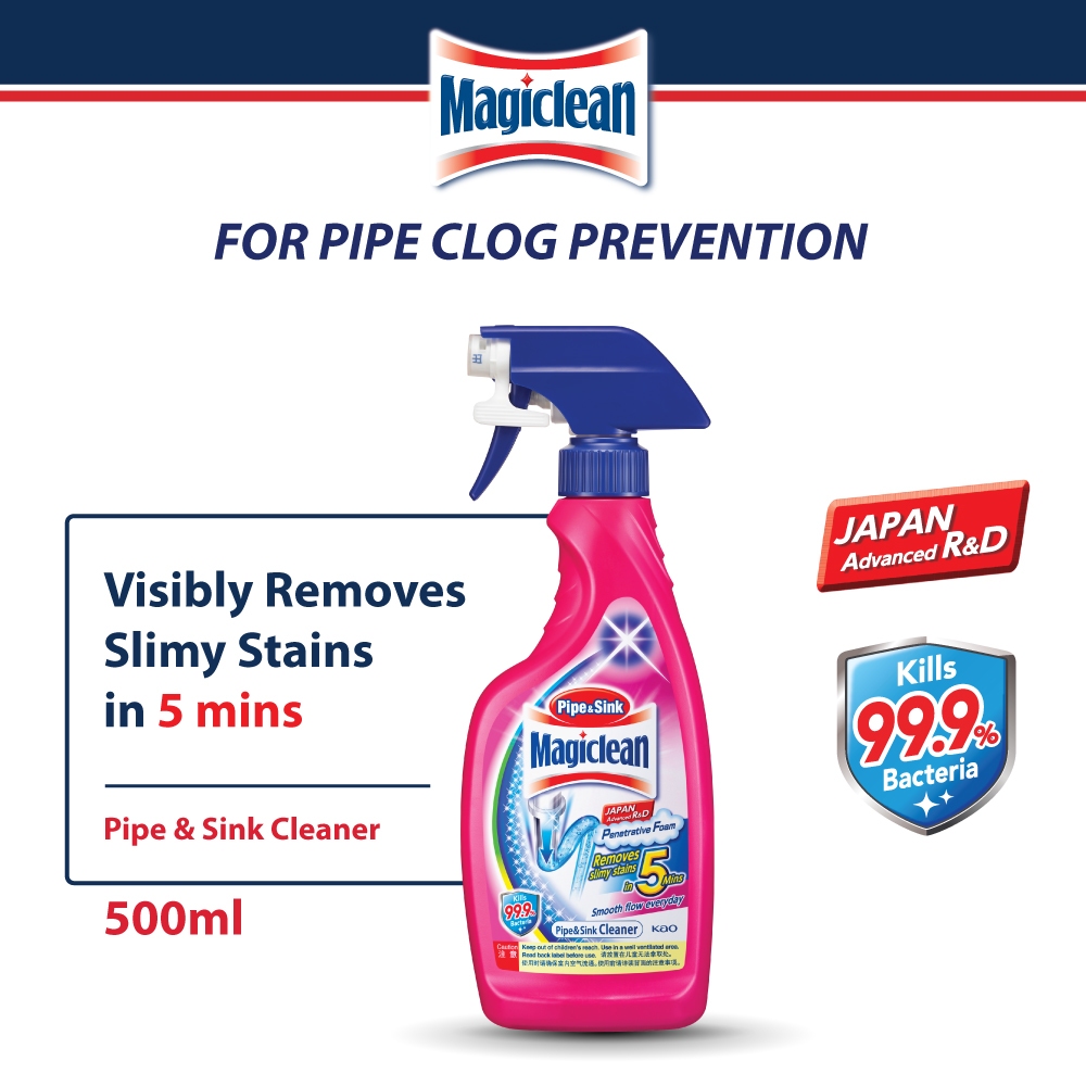 MAGICLEAN SINK&PIPE CLEANER TRIGGER 500ML | Shopee Malaysia