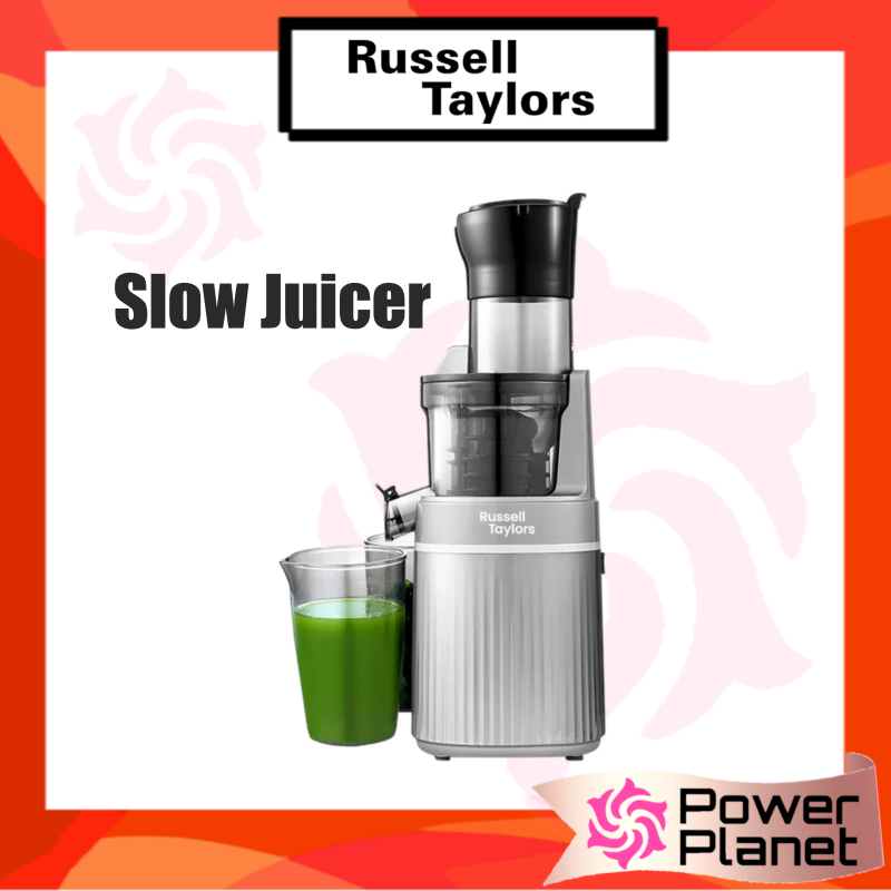 Russell Taylors Masticating Cold Press Slow Juicer 80mm Wide Feeding