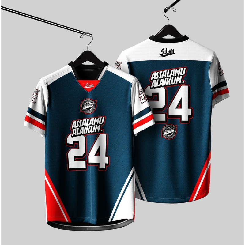 Assalamualaikum 2024 NFL 280gsm Sublimation Tshirt | Baju NFL Salam ...