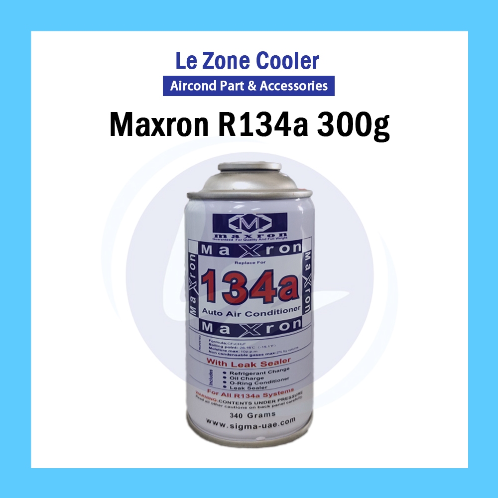 Maxron R134 Gas R134a Car Aircond Gas Kereta Aircond Gas 300g | Shopee ...