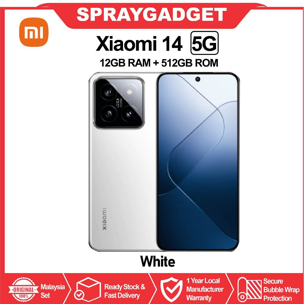 Xiaomi 14 Ultra 5G / Xiaomi 14 5G (16+512GB / 12+512GB) Co-Engineered ...