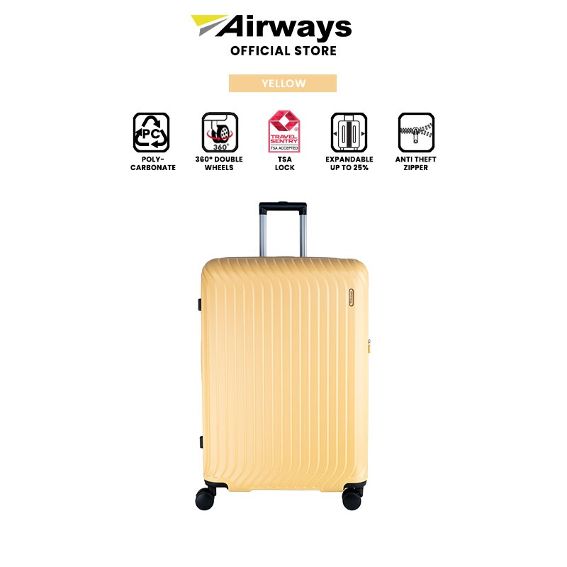 Airways Envoy 24 Polycarbonate PC Hard Case Expandable 8 Wheels Spinner Luggage ATH23907 Shopee Malaysia