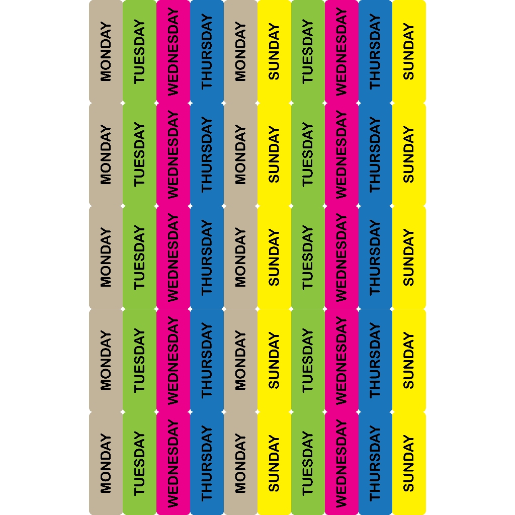 STIKER JADUAL SEKOLAH - TIMETABLE STICKER - SCHEDULE STICKER | Shopee ...