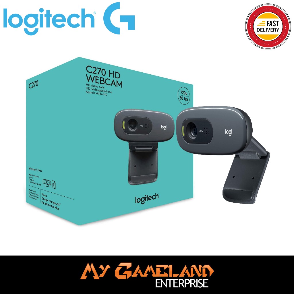 Logitech C270 HD Webcam Camera (BRAND NEW) | Shopee Malaysia