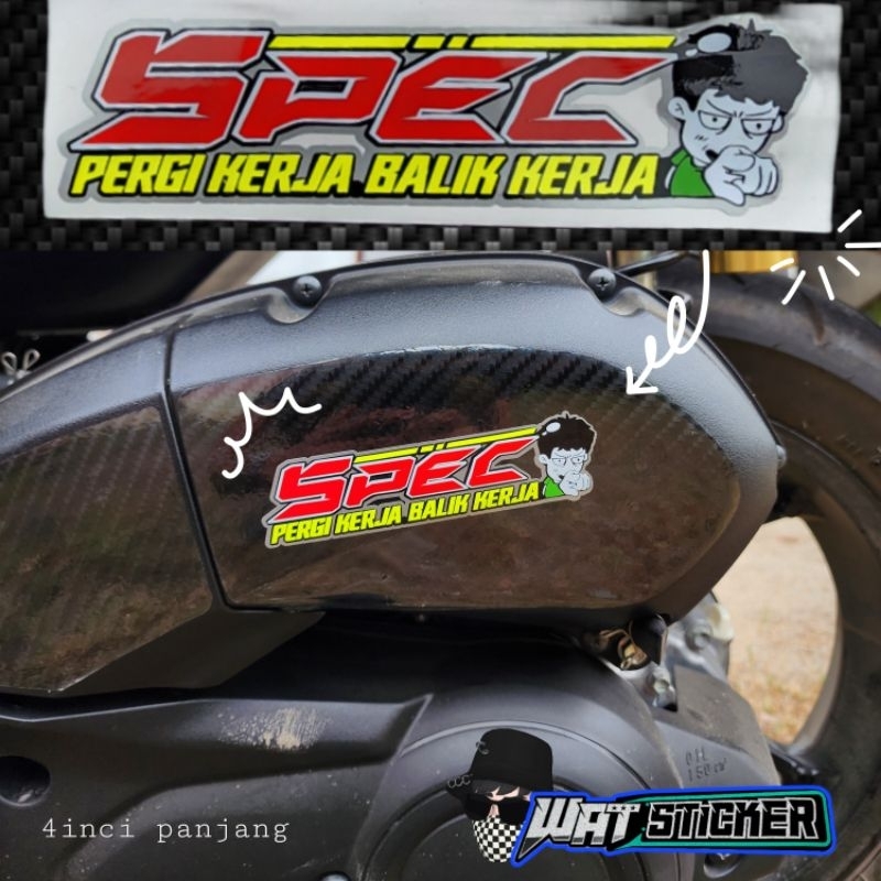 Sticker Ayat Spec Pergi Kerja Balik Kerja | Shopee Malaysia