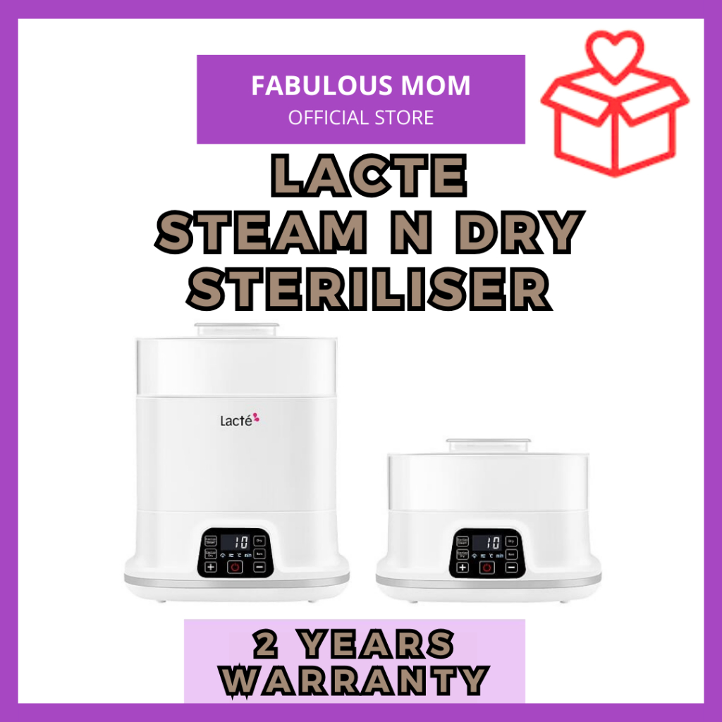 [LACTE] Steriliser Premium Steam & Dry Steriliser Baby Accessories