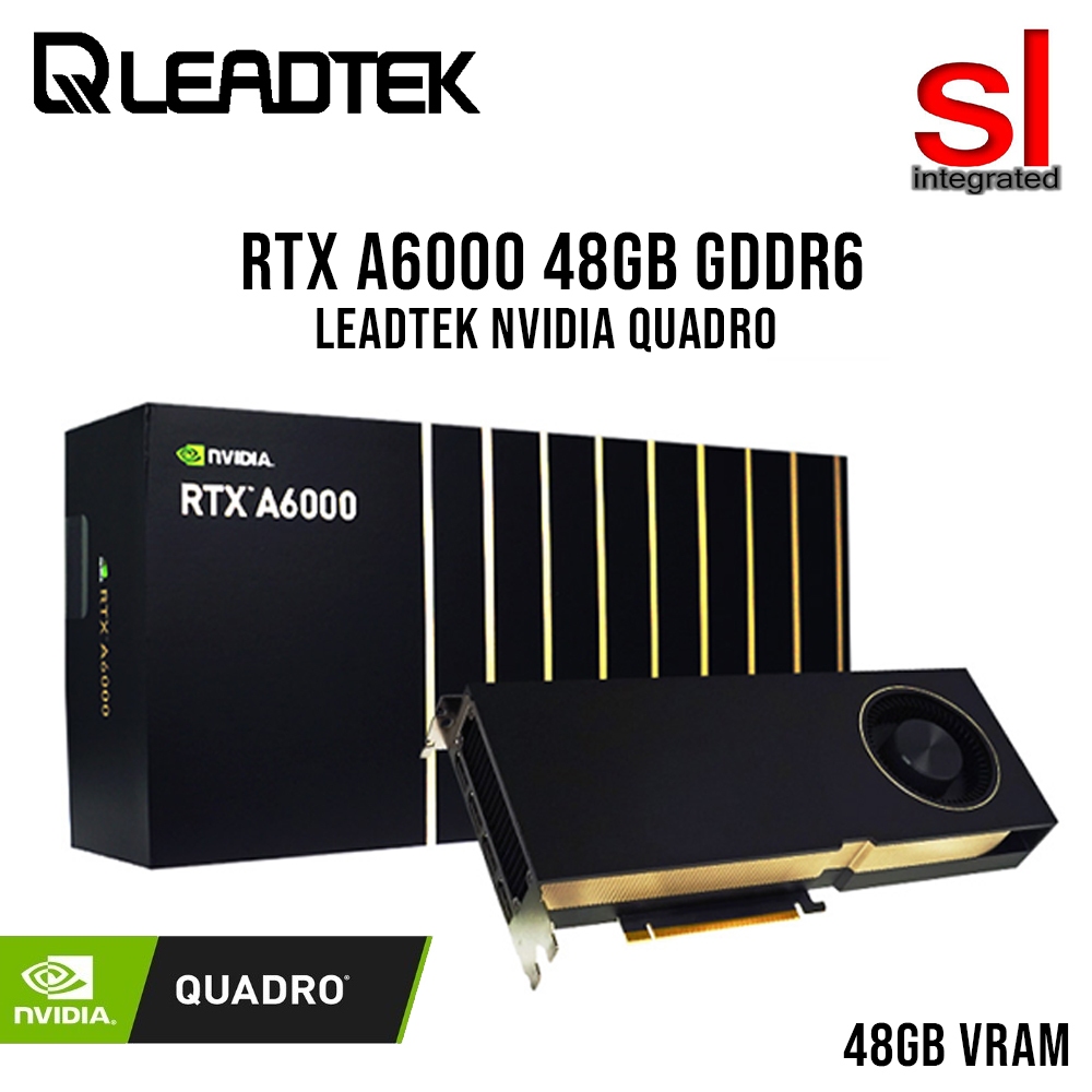 Leadtek NVIDIA QUADRO RTX A6000 48GB GDDR6 with ECC 384BIT Workstation ...
