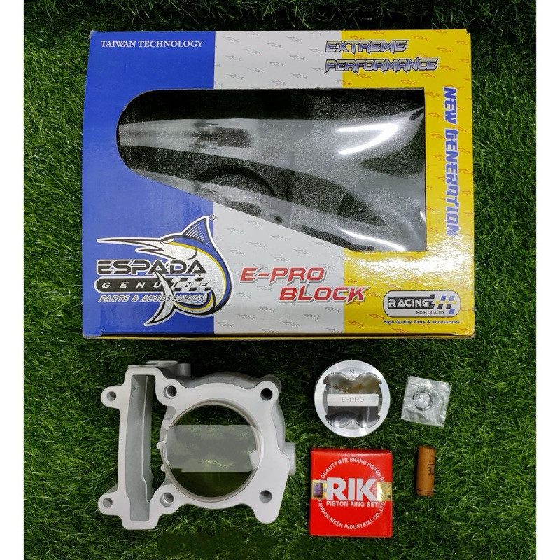 ESPADA E PRO RACING BLOCK SET SIAP FORGED PISTON Y15 LC135 62MM 63MM ...