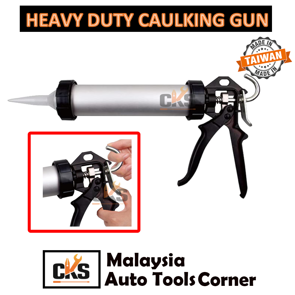 Adhesive Sealant Guns Caulking Tool Aluminum Casing Caulking Gun Durable Sausage Silicone Gun