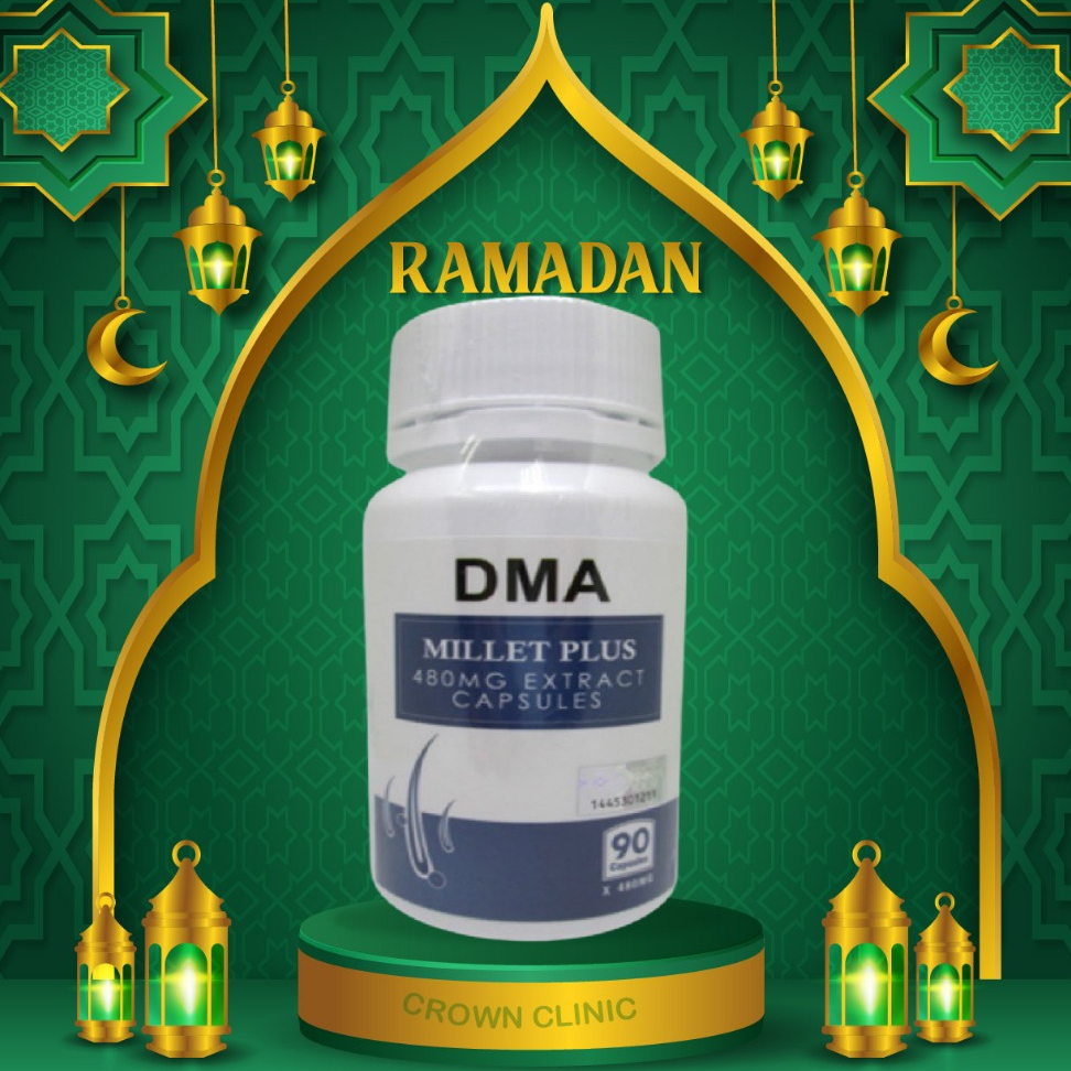 DM Aesthetics Hair Growth Formula 90 Capsules (DMA Millet Plus Extract