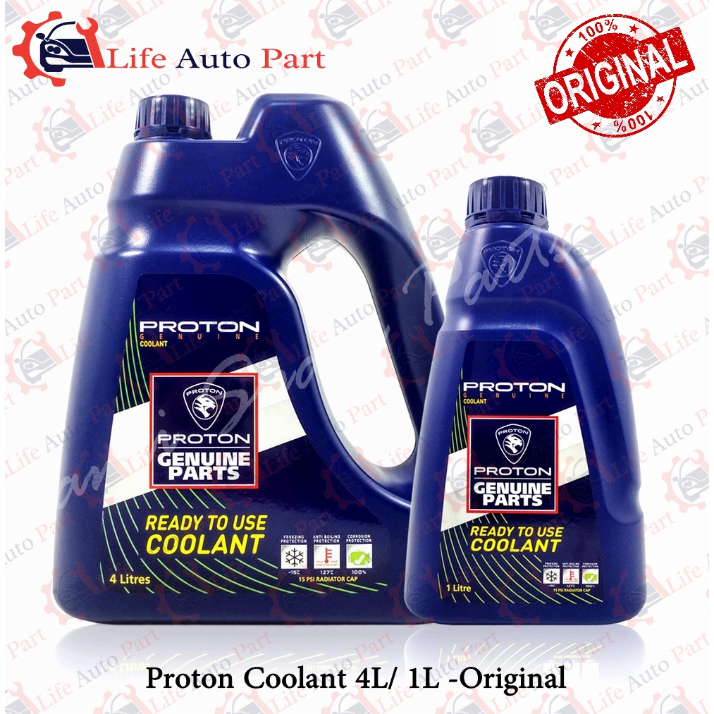 PROTON RADIATOR COOLANT 4L / 1L -100% Original | Shopee Malaysia