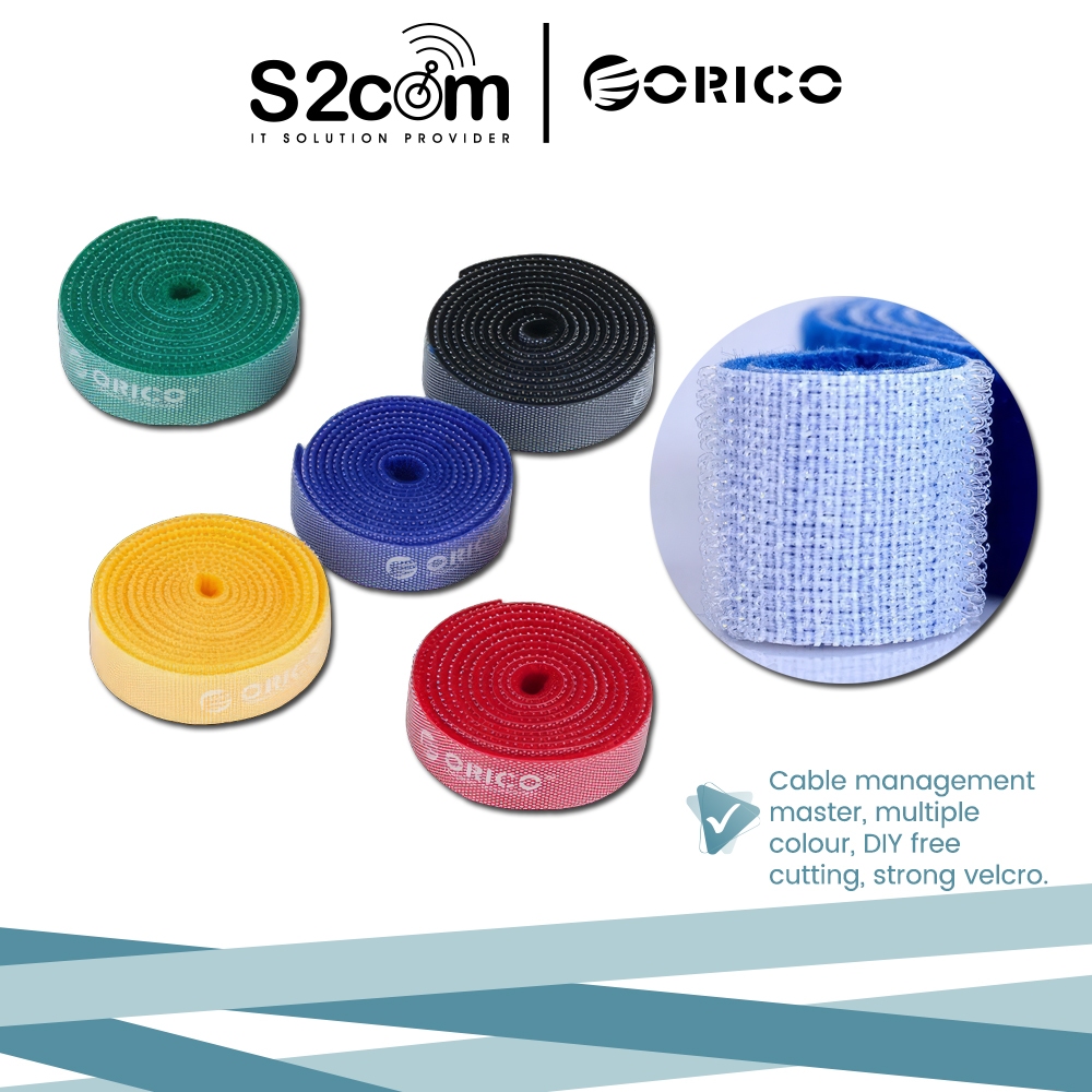 ORICO 1 Meter Reusable & Dividable Hook And Loop Cable Ties Velcro