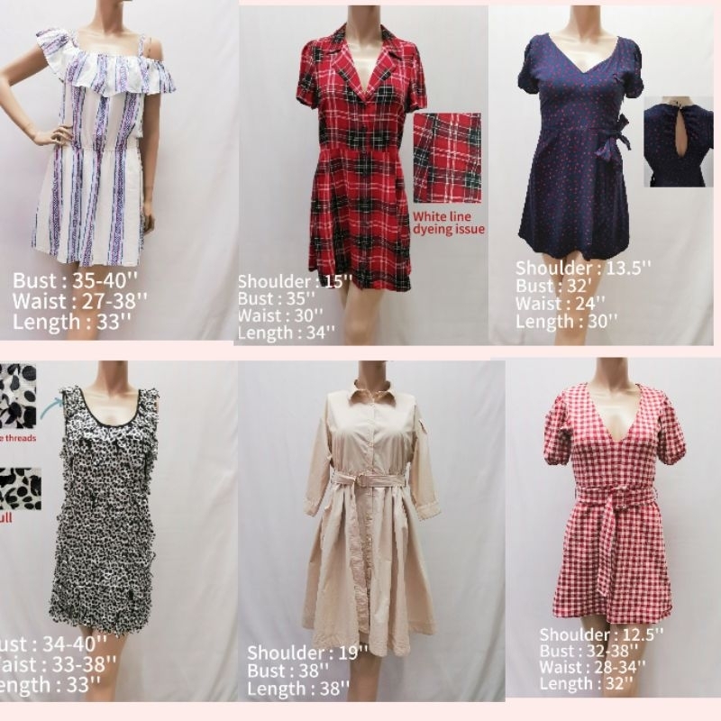 NewRejected Branded Ladies Dresses With/Without Tagging Shopee Malaysia