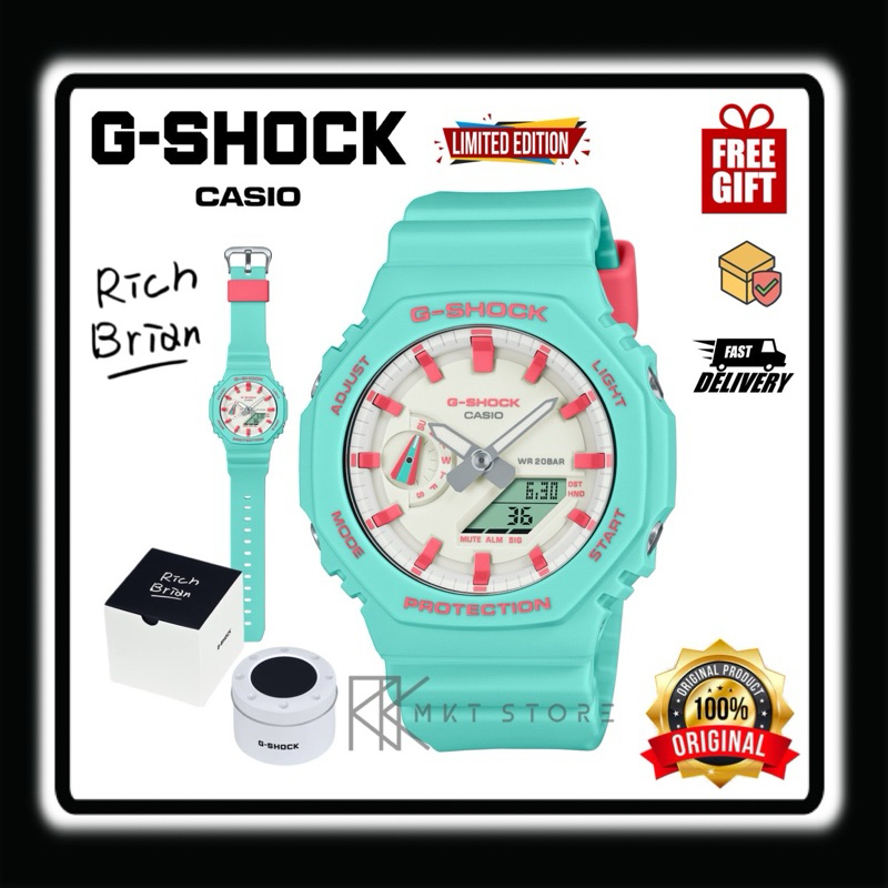 Original G-shock x Rich Brian collaboration Analog-Digital GA2100RB ...