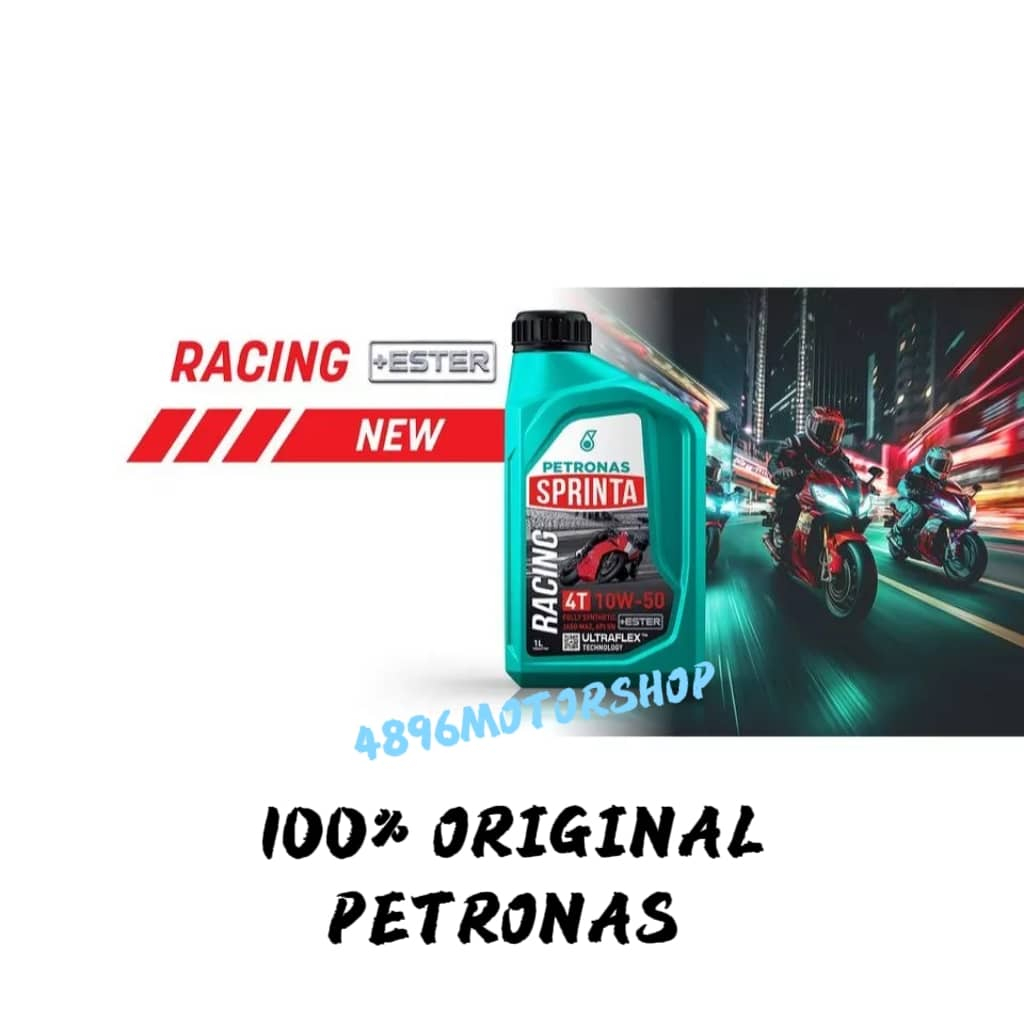 PETRONAS Sprinta RACING ES 4T 10W-50 Fully Synthetic Engine Oil ...