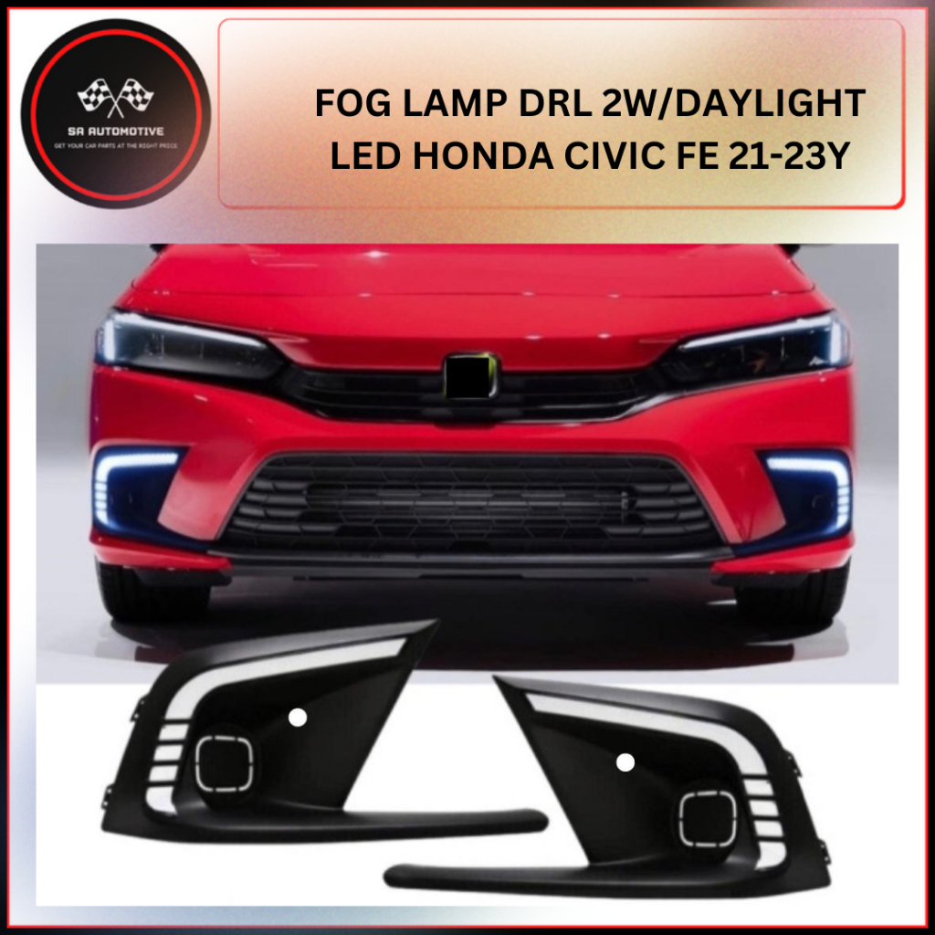 HONDA CIVIC FC TYPE-R DRL DAYLIGHT DAYTIME RUNNING SIGNAL LIGHT FOG ...