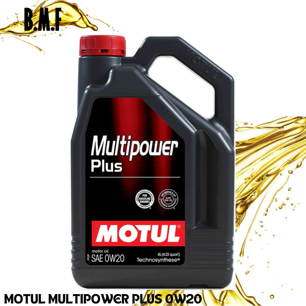MOTUL Multipower Plus 0W20 / Technosynthese SP Engine Oil / 4L | Shopee ...