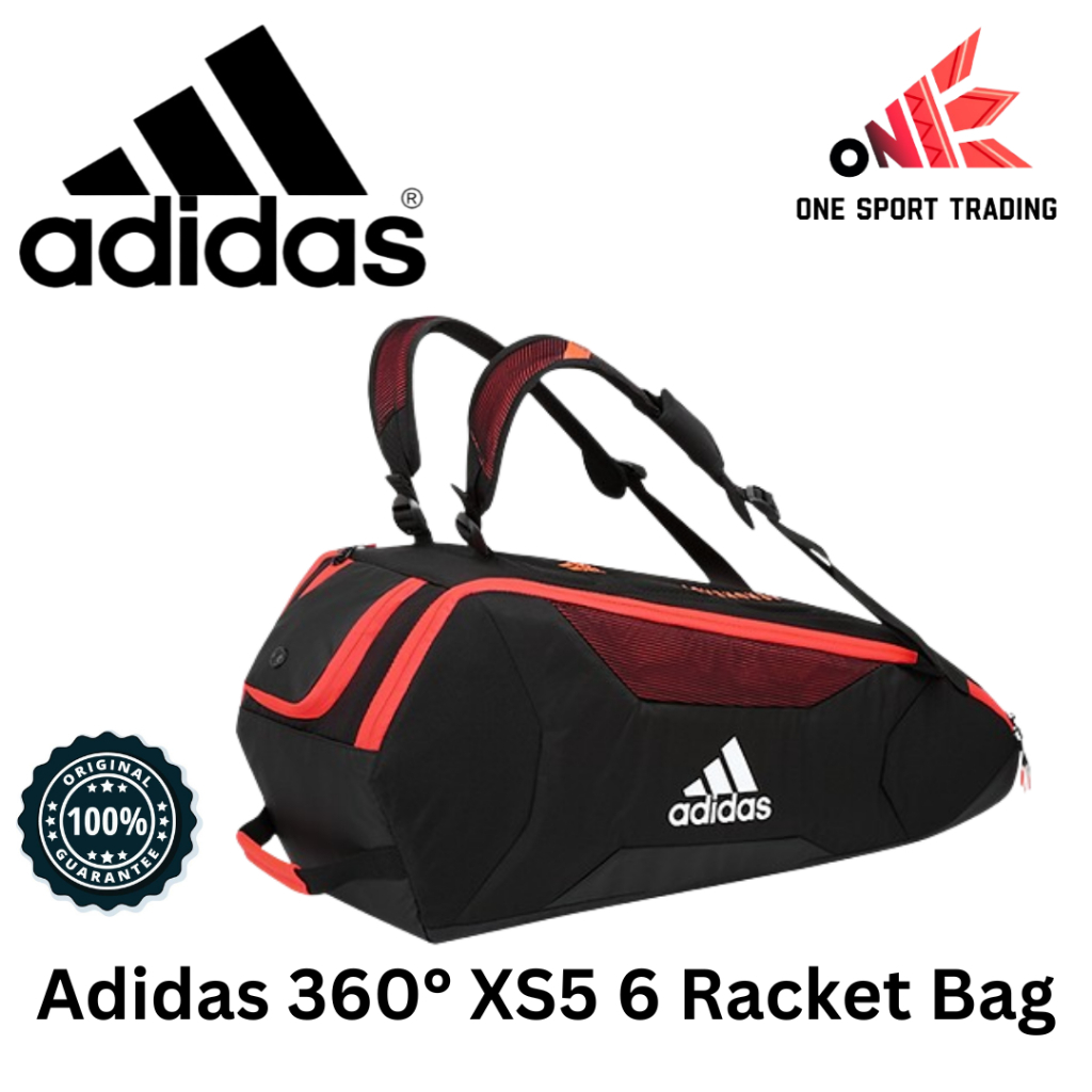 (Ready Stock) 360° XS5 6 Racket Bag / Adidas XS5 6 Racquet Bag / Adidas