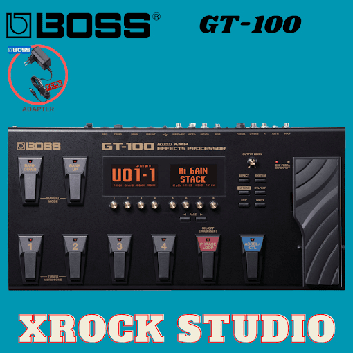 Boss GT100 Guitar MultiEffects Pedal with Adapter (GT100) Shopee
