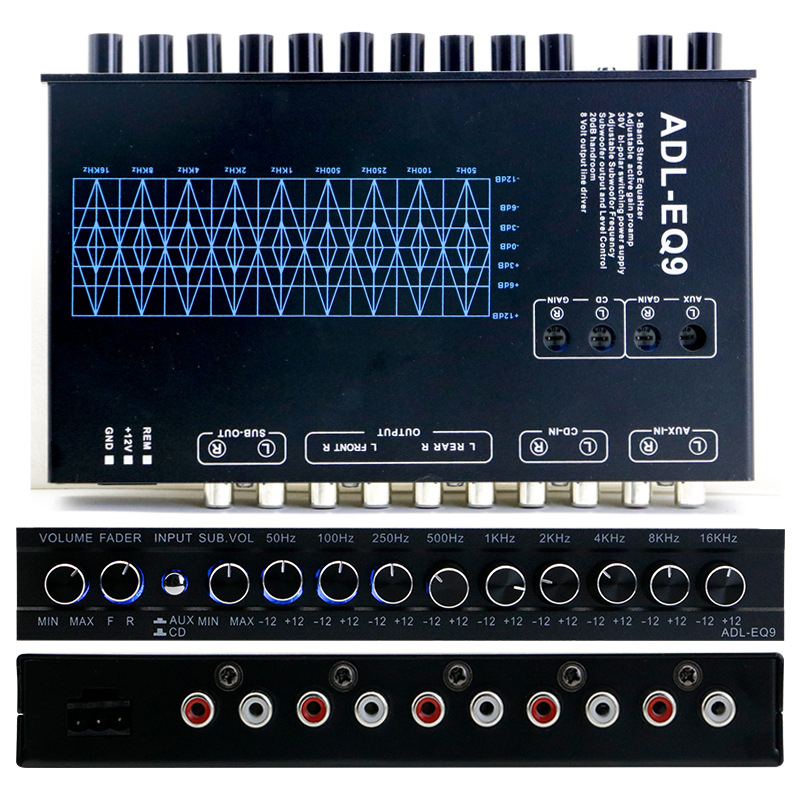 thumbnail image 2 of HIFI Tuning Board Audio Front Panel EQ Equalization Board - Amplifier Preamplifier Tone Control 2 of 2