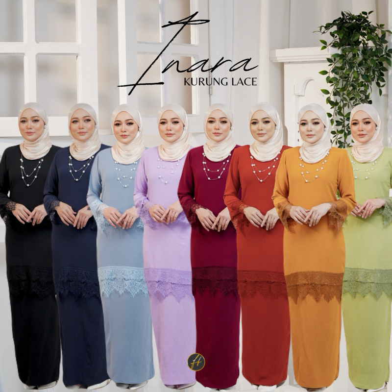 INARA KURUNG LACE MOM & KIDS (NEW DESIGN) | Shopee Malaysia
