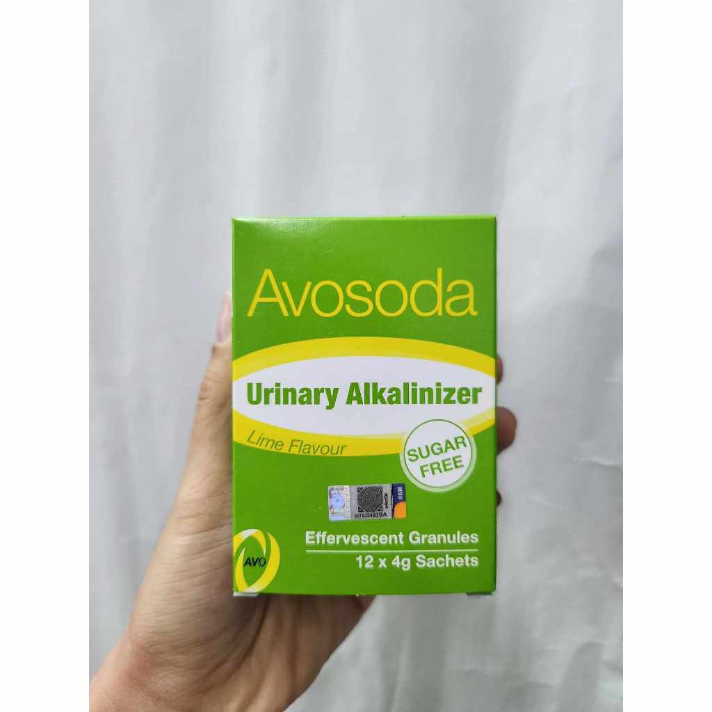 AVOSODA URINARY ALKALINIZER LIME FLAVOUR 12 x 4g SACHETS | Shopee Malaysia