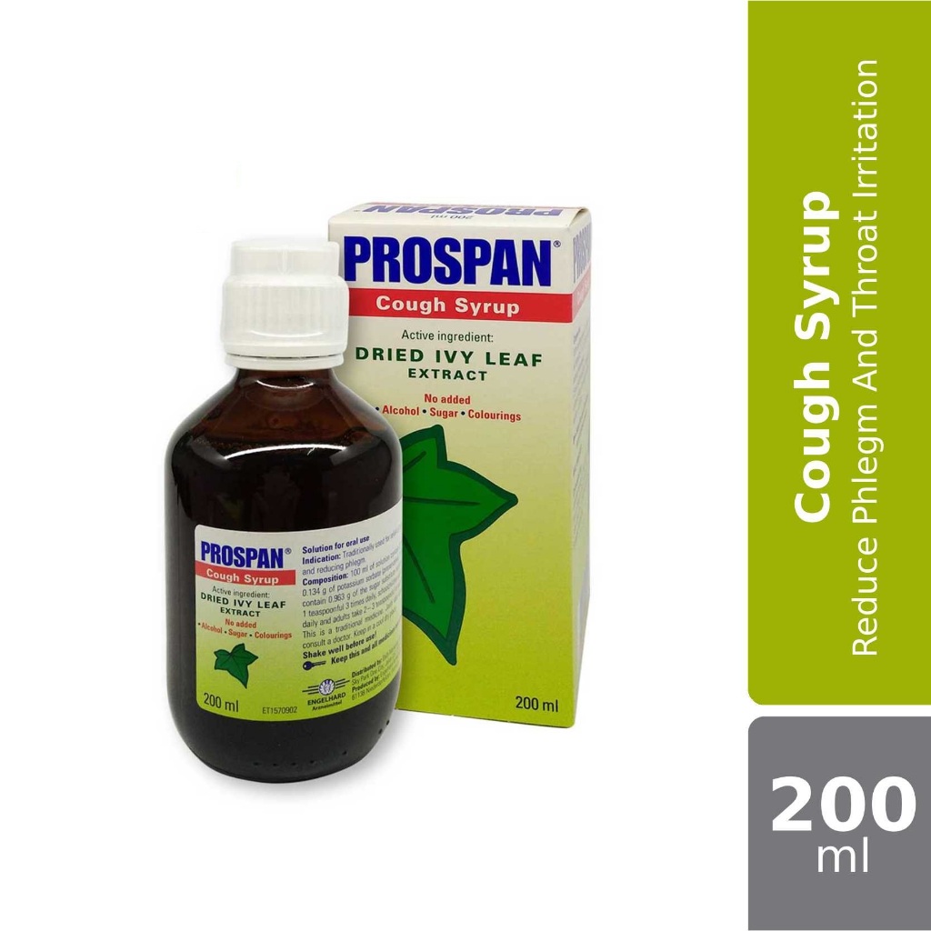 [MADE IN GERMANY] PROSPAN COUGH RELIEF SYRUP (100ML / 200ML / 9X5ML