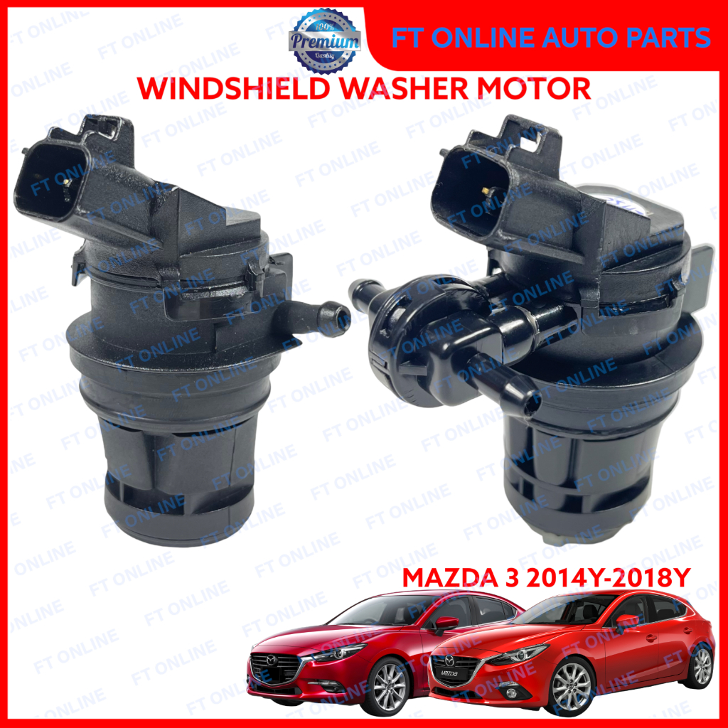 Evan-Fischer Washer Reservoir With Pump & Sensor For 2014-2016 Mazda 3 (Japan Built Hatchback)