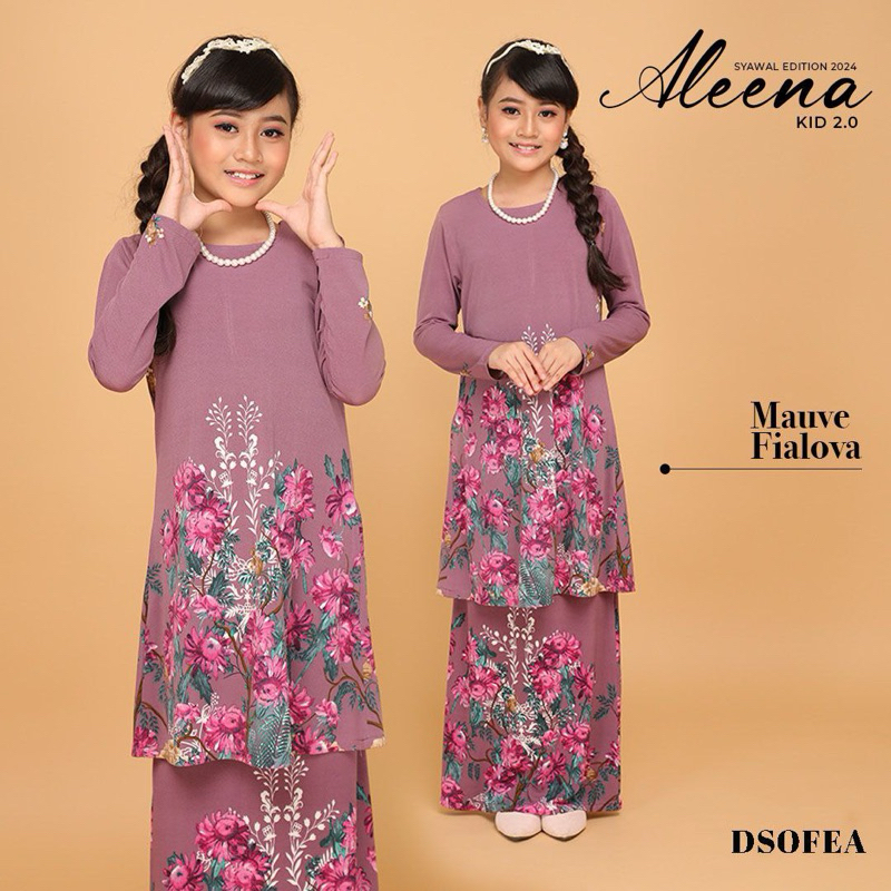 BAJU RAYA ANAK 2024! Baju kurung Sedondon Ibu dan anak | Shopee Malaysia