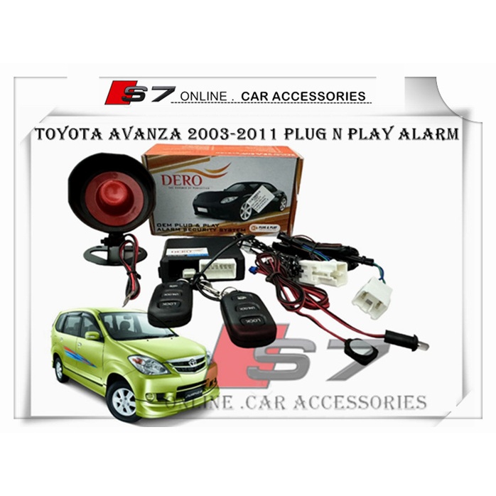 TOYOTA AVANZA 2003-2011 PLUG N PLAY ALARM | Shopee Malaysia