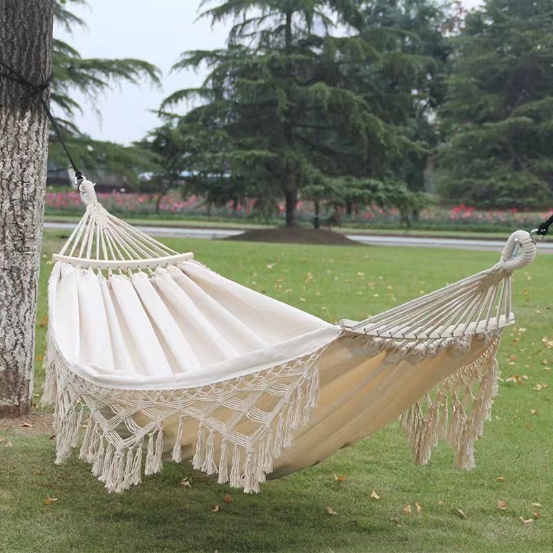 Large Hammock Maximum 200kg Brazilian Macrame Bohemia Tassel Hammock Swing Net Chair Out Indoor 2Person Hanging Hammock Shopee Malaysia