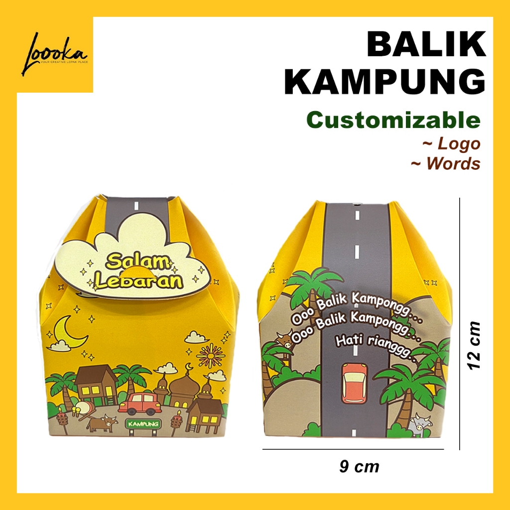 Hari Raya Colour Gift Box ART CARD BOX Kotak Packing Box Packaging Box ...