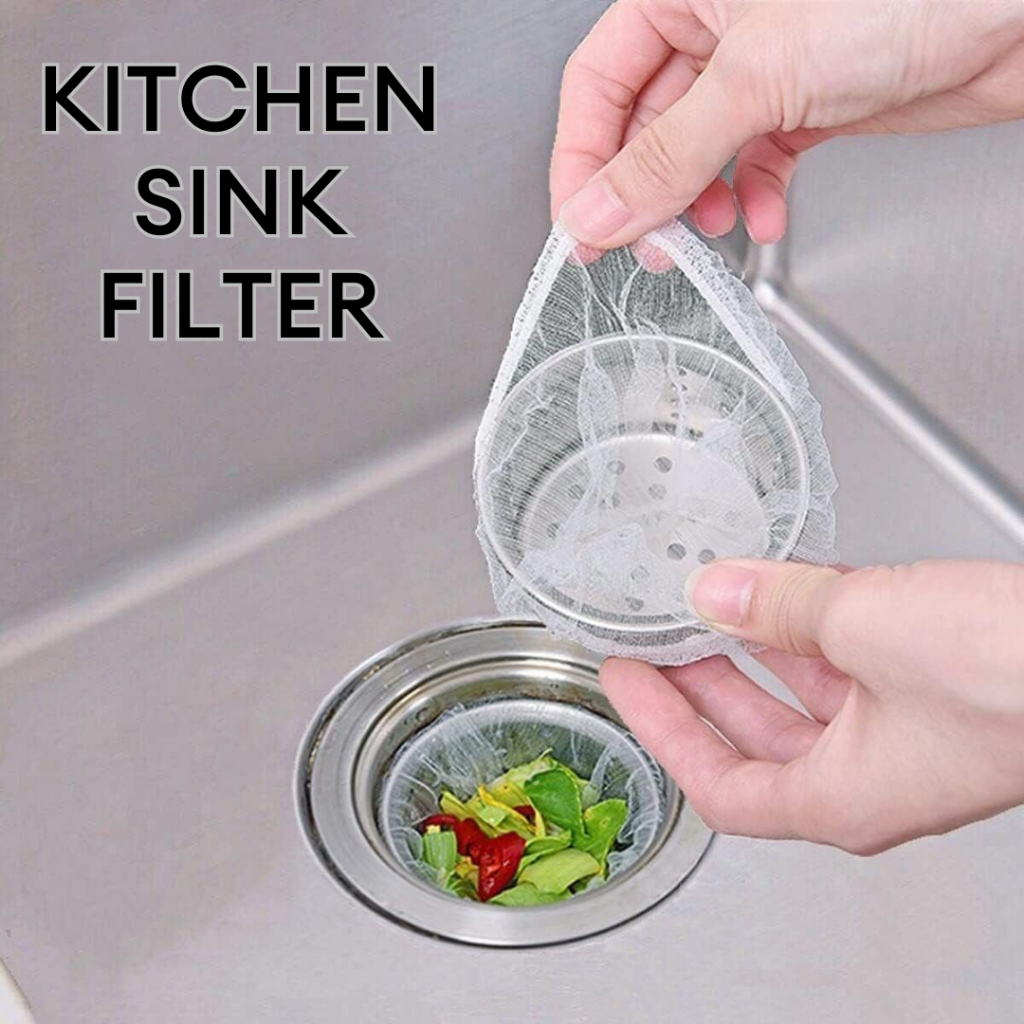 [ READY STOCK ] Kitchen Sink Filter Disposable Rubbish Sewer Filter ...