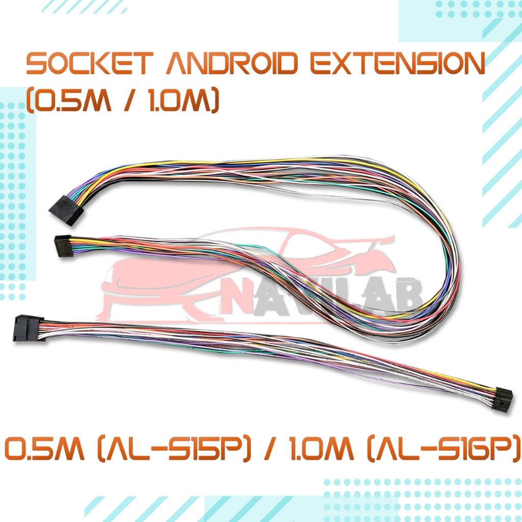 Socket Android Extension 0.5 Meter 1.0 Meter For Android Player 9 Inch ...