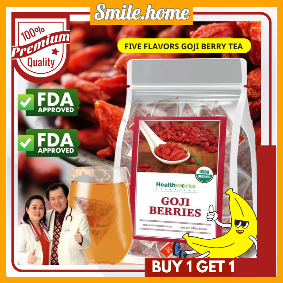 GOJI BERRY TEA Original Health tea 四大名泡五味枸杞茶 Ginseng Ten Treasure Tea ...