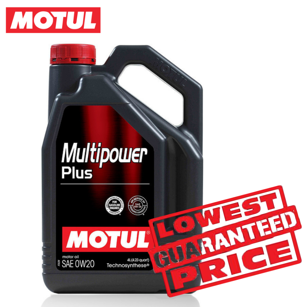 MOTUL Multipower Plus 0W20 4L Technosynthese SP Engine Oil | Shopee ...