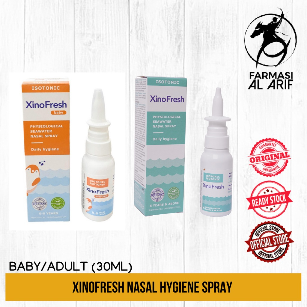 XINOFRESH NASAL HYGIENE SPRAY 30ML ( Spray selsema/hidung sumbat) Baby ...