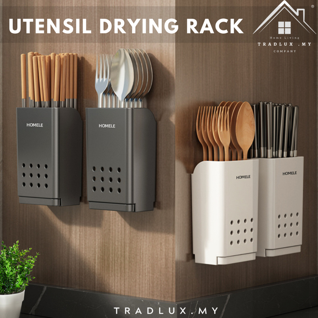 Tradlux Drying Rack Holder Spoon Rack Dishwasher Utensil Drying Drain ...