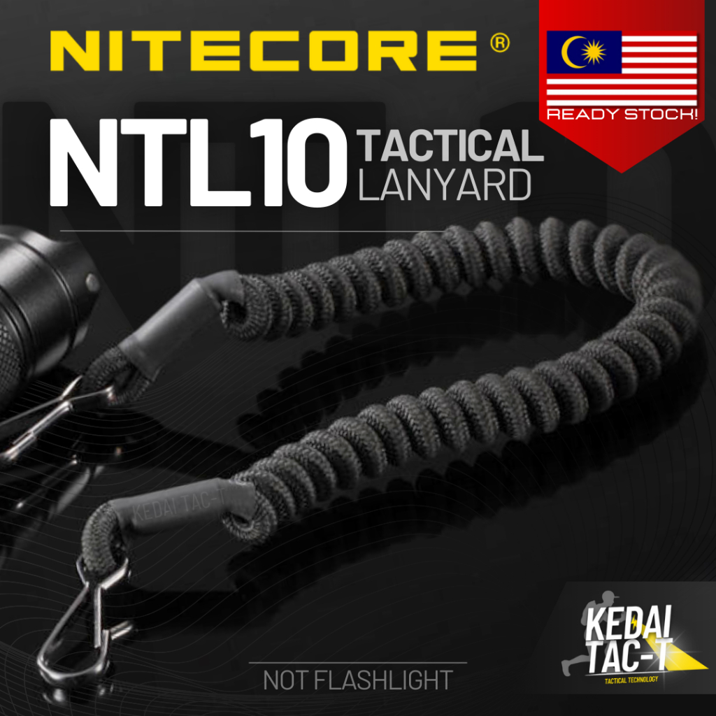 NITECORE NTL10 - Lanyard with Clip Hook - ORIGINAL - Ready Stock in ...