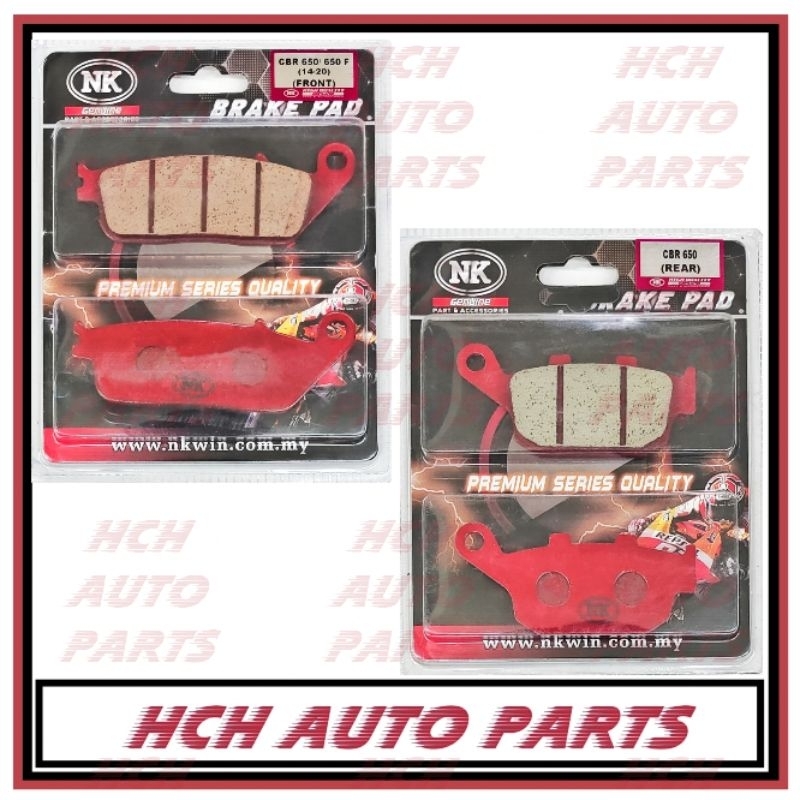 EBC Organic FA142 Front Brake Pads – Honda CB650F CBR650F 2014-2020 - View #3