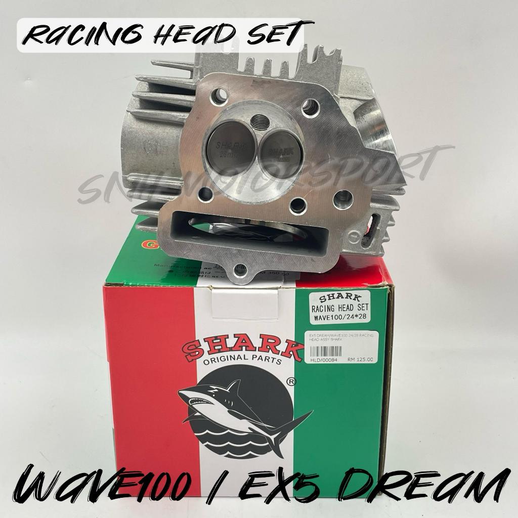 SHARK Racing Cylinder Head + Valve Set 23 / 27.5MM - 24 / 28MM - HONDA ...