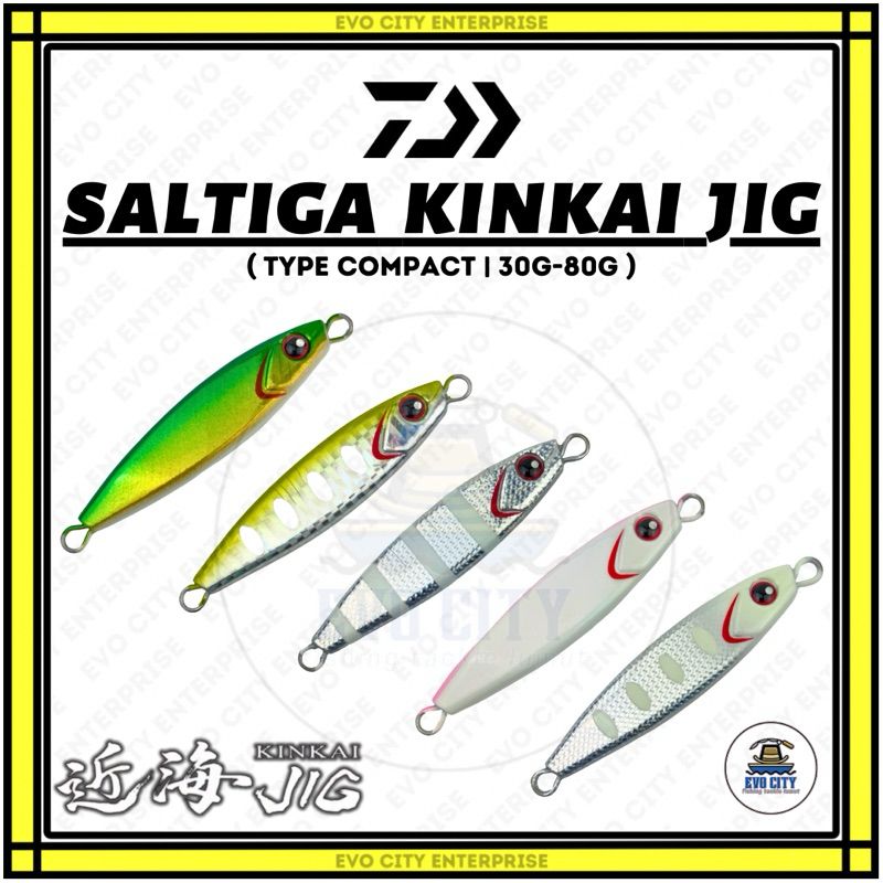 Peche Jig Daiwa Saltiga Sacrifice Leaf Deep Green 30g