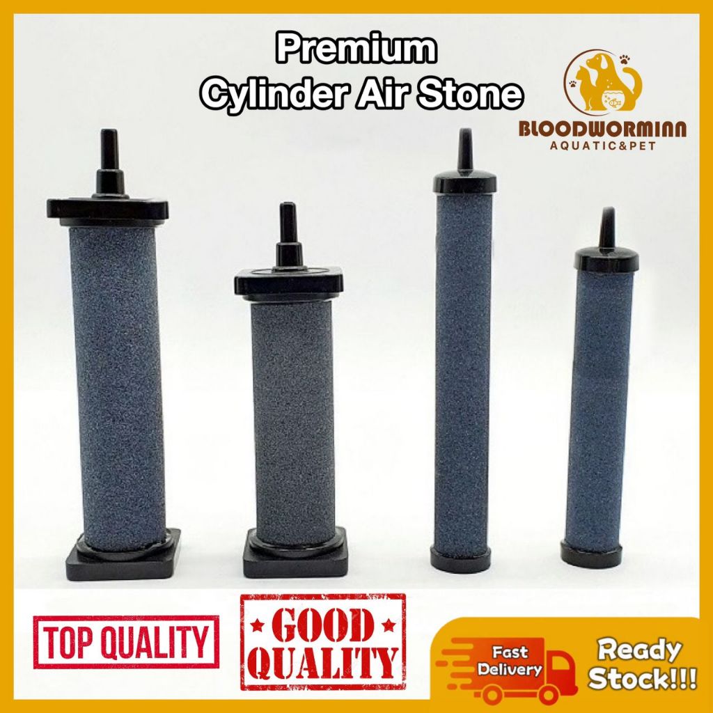 Premium Long Air Stone Standing Cylinder Bubble Stone Aeration Stone ...