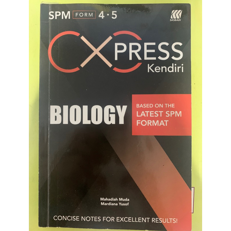 Biology XPress SPM form4&5 Sasbadi note second hand | Shopee Malaysia
