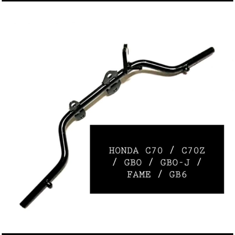 GBOJ GBO C70 FAME GB1 FRONT FOOTREST STEP BAR AA HEAVY DUTY BESI KAKI DEPAN PEMIJAK KAKI HADAPAN