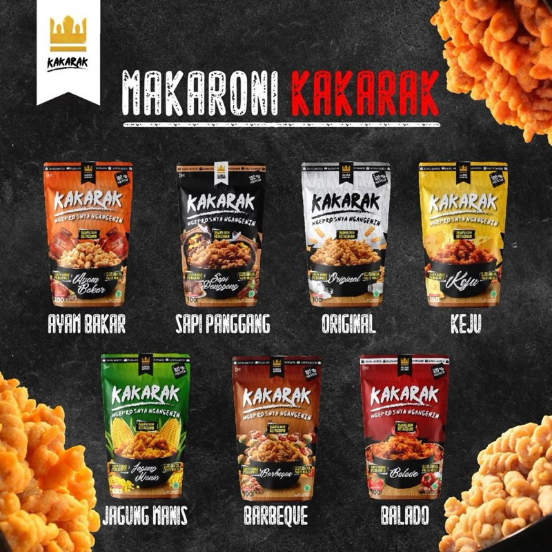 [READY STOCK MALAYSIA]KAKARAK KEROPOK MAKARONI VIRAL INDONESIA ENAK ...