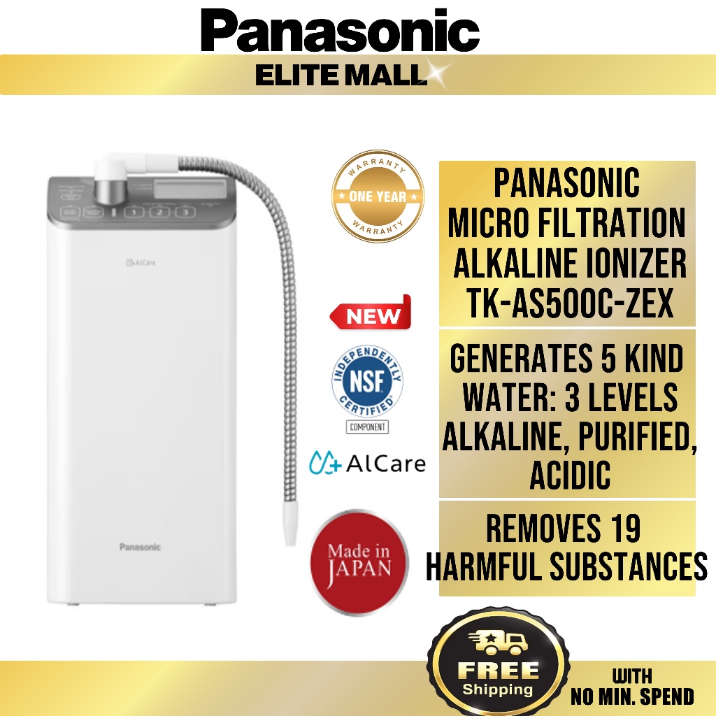 PANASONIC TK-AS500C-ZMA MICRO FILTRATION ALKALINE IONIZER | Shopee Malaysia