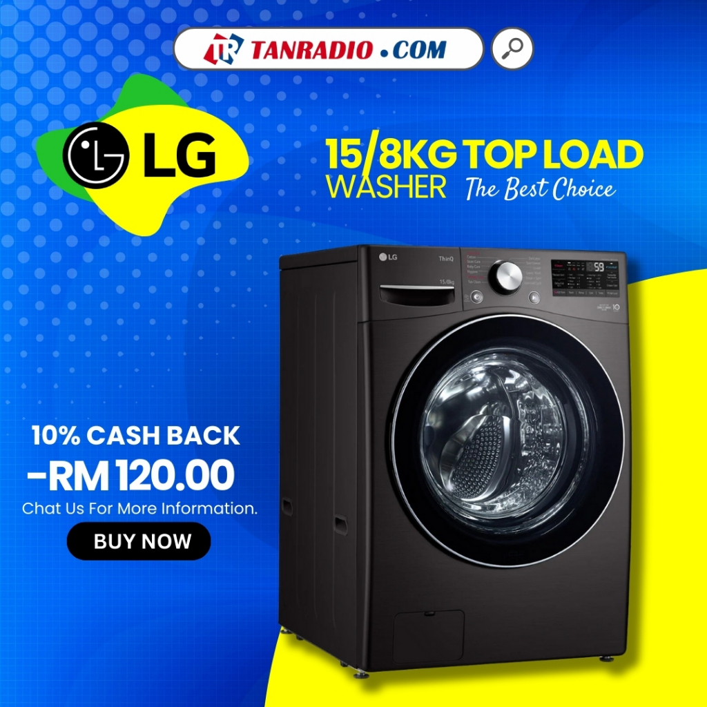 Lg 158kg Front Load Washer Dryer With Ai Direct Drive Technology F2515rtgv F2515rtgb Shopee 2686